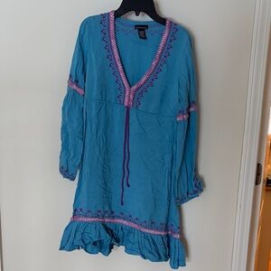 Moda International Blue and Purple Dress